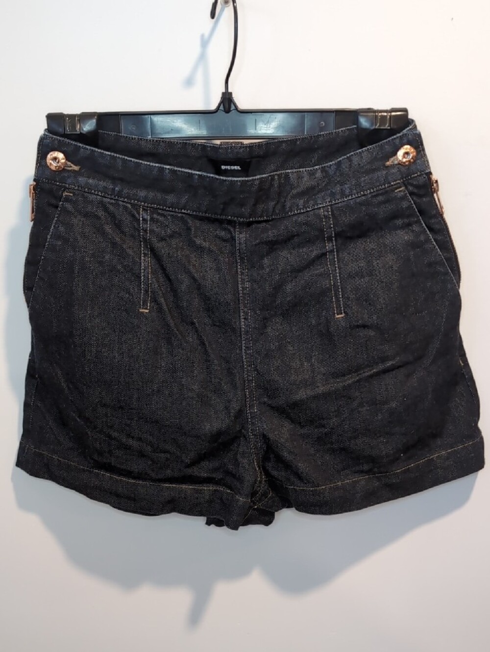 Diesel Dark Wash Denim Short Shorts Size 28